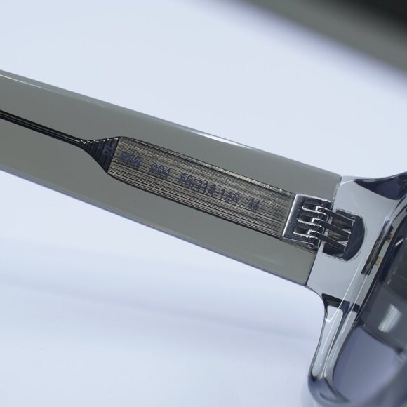 Saint Laurent SL689 004 Sunglasses Brown Rectangle Frame, Grey Lenses - Picture 5 of 10